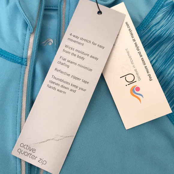 NWT Ideology Half Zip Fitted Pullover Jacket. - Picture 3 of 4